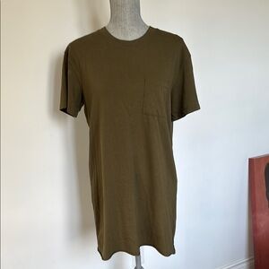 MADEWELL Crew Neck Tee shirt dress